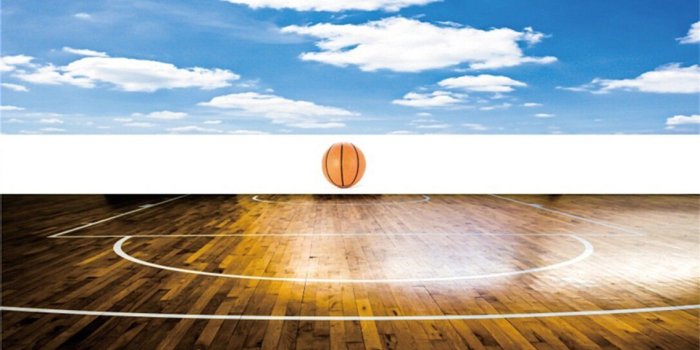 1134x772 Amazon.com : AOFOTO 6x4ft Basketball Court With Blue Sky Backdrop