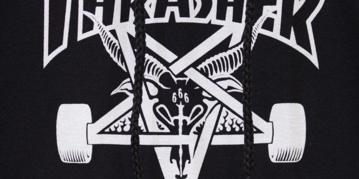 1250x1250 Thrasher Skate Goat Hoody - Black £33.00