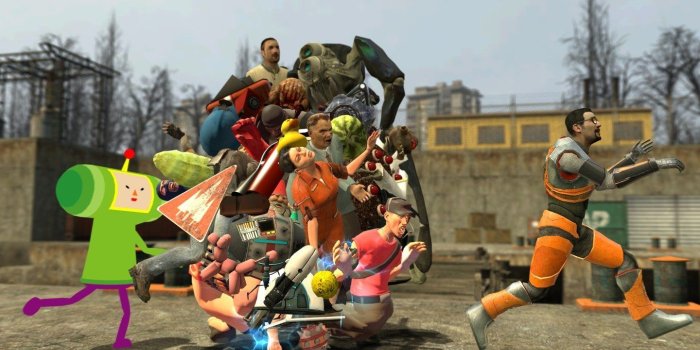 1440x900 Chell Garrys Mod Gordon Freeman Half-life Katamari (#1422606) - HD