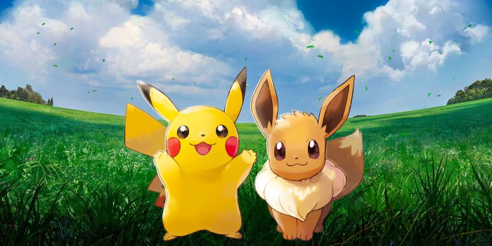 1929x1085 Pokemon Let's Go Pikachu & Eevee (v2) Wallpapers | Cat with Monocle