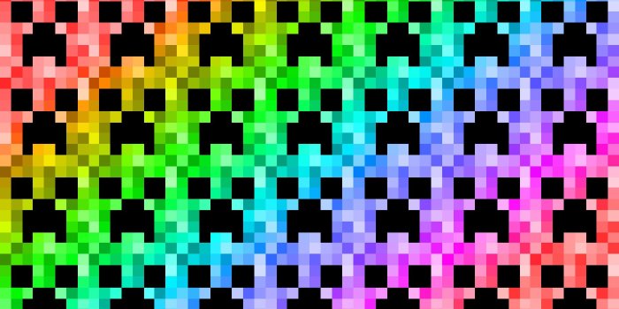 1894x1080 I made a cool rainbow creeper wallpaper [HD] [Download in the