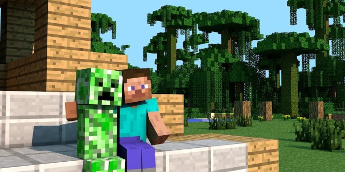 1920x1080 Minecraft: Steve and Creeper HD Wallpaper • GamePhD