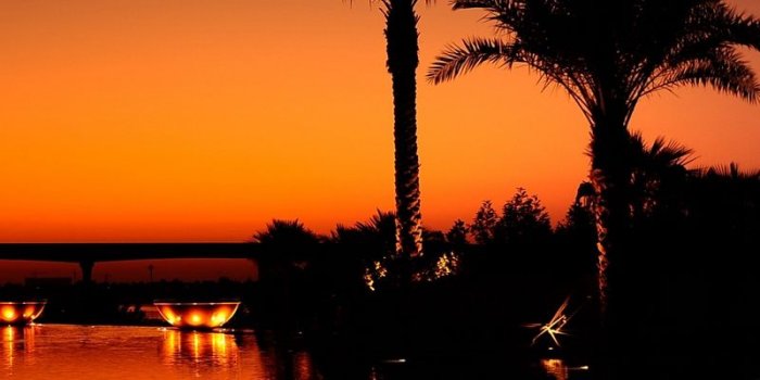 800x1200 Download wallpaper 800x1200 dubai, night, evening, sunset, orange