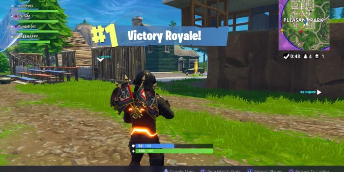 1920x1080 Fortnite Pleasant Park Victory Royale Wallpaper 63762 1920x1080px