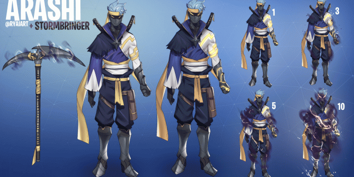 1920x1080 My newest fan skin design, Arashi! : FortNiteBR