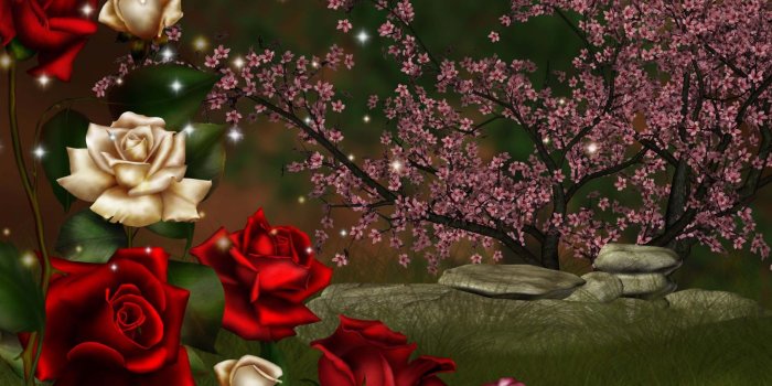 1813x1200 Red and White Roses | HD Flowers Wallpapers for Mobile and Desktop