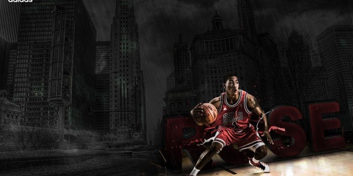 1440x900 Derrick Rose Logo Wallpapers