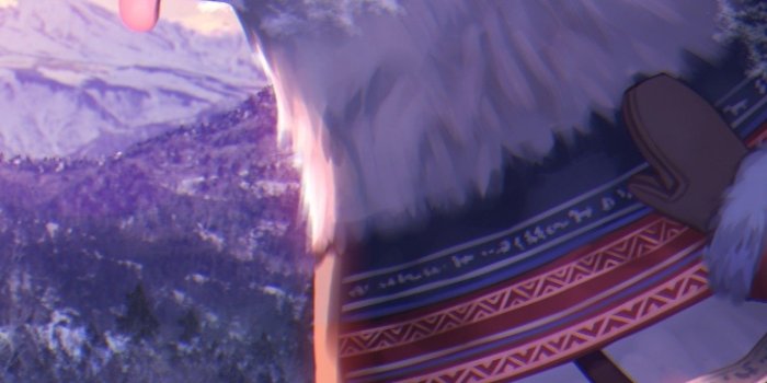 1440x2960 Download 1440x2960 Anime Girl, Wolf, Snow, Lantern, Winter