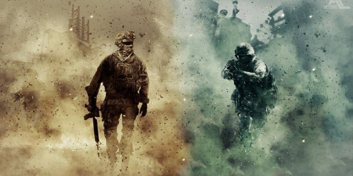 1600x900 Sky, Video Games, Call of Duty Modern Warfare 2, Call of Duty Black