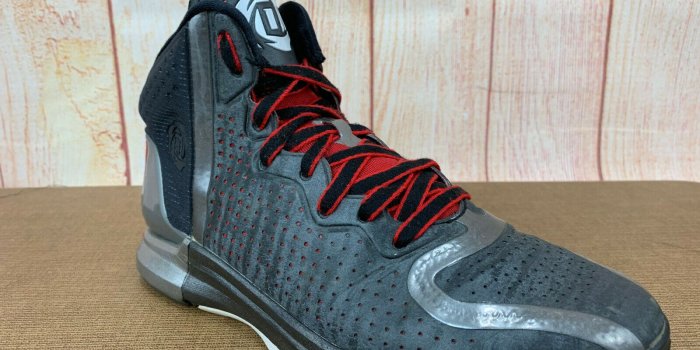 1600x1200 Adidas Derrick D Rose 4 Mens Sz 9 Basketball Shoes G67399 Black Metallic  B50(5)