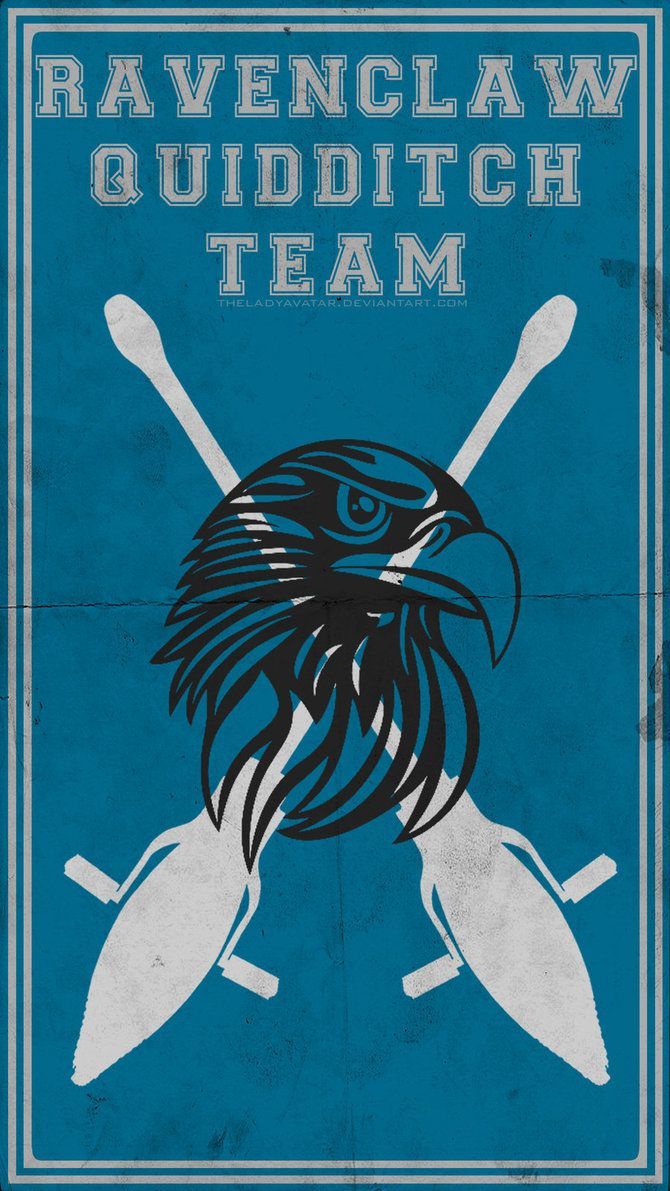 670x1191 Quidditch Team Poster: Ravenclaw by TheLadyAvatar.deviantart.com on