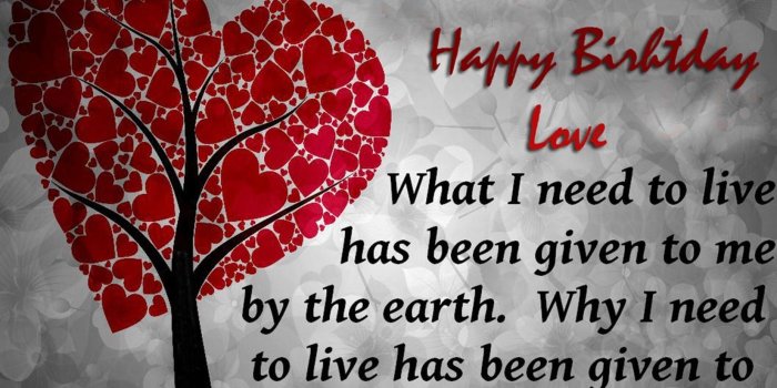 1650x1100 Boyfriend Girlfriend Happy Birthday Cute Text Messages Wishes for