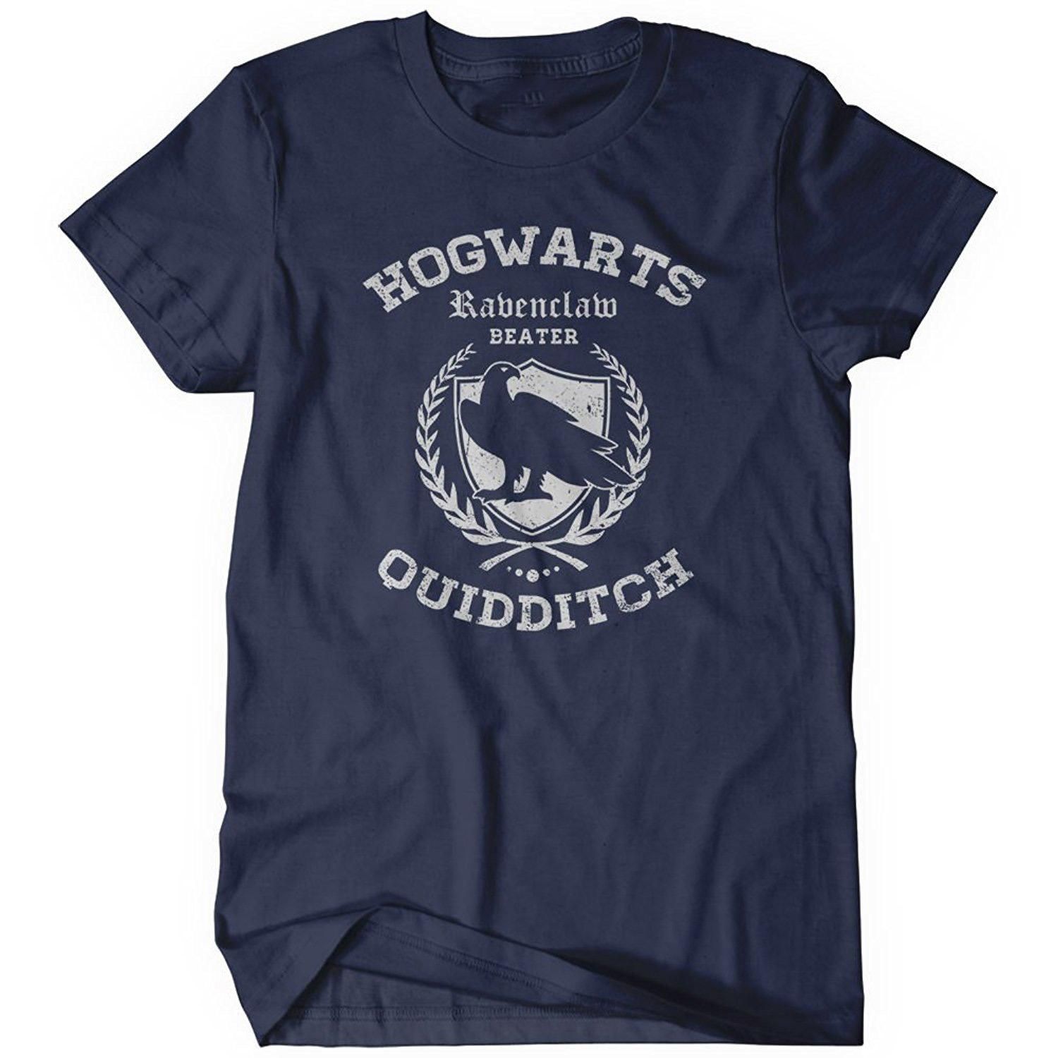 1500x1500 Wholesale discount 2019 Newest Letter Print Ravenclaw Quidditch T shirt  Funny Adult Mens Cotton Tee Sizes S 5xl