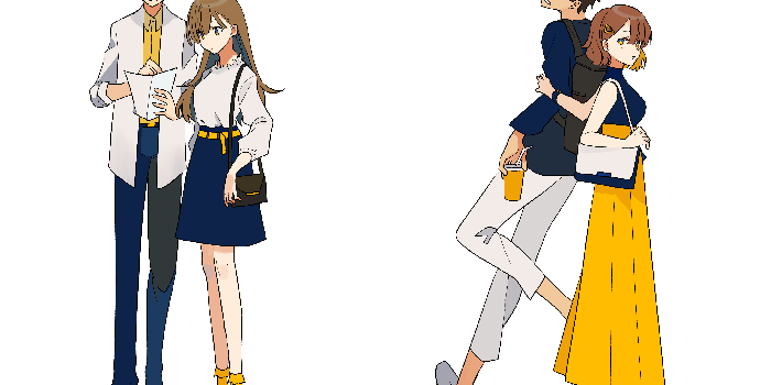 3058x2279 5096099 Smile, Couple, Brown Hair, Long Hair, Short Hair, Glasses