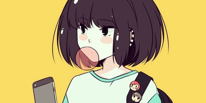 1080x1080 Black hair; eyes anime girl | Aesthetic in 2019 | Anime art, Anime