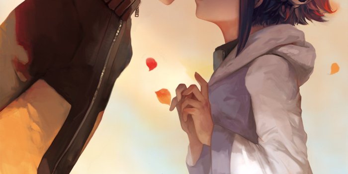 1573x2200 Anime series naruto couple short hair love kiss wallpaper