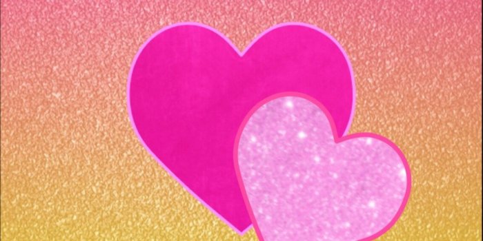 1152x2048 Glitter heart phone wallpaper sparkle background bling shimmer