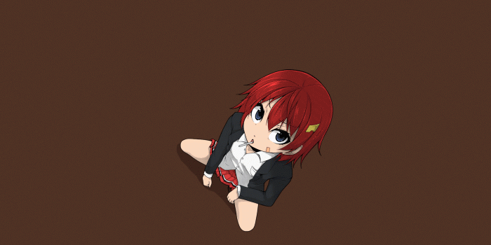 1920x1080 4550848 #anime, #school uniform, #looking up, #schoolgirl, #short