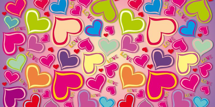 2100x1200 Rainbow Heart Wallpapers