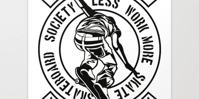 1500x1500 Skate And Destroy - Skating Life, Skate Lover, Skating Art Print