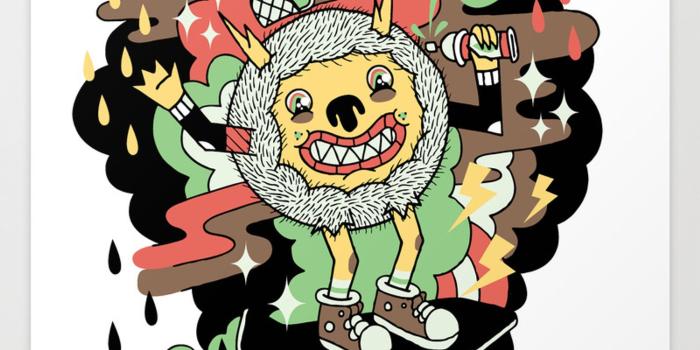 1500x1500 Skate and Destroy Art Print