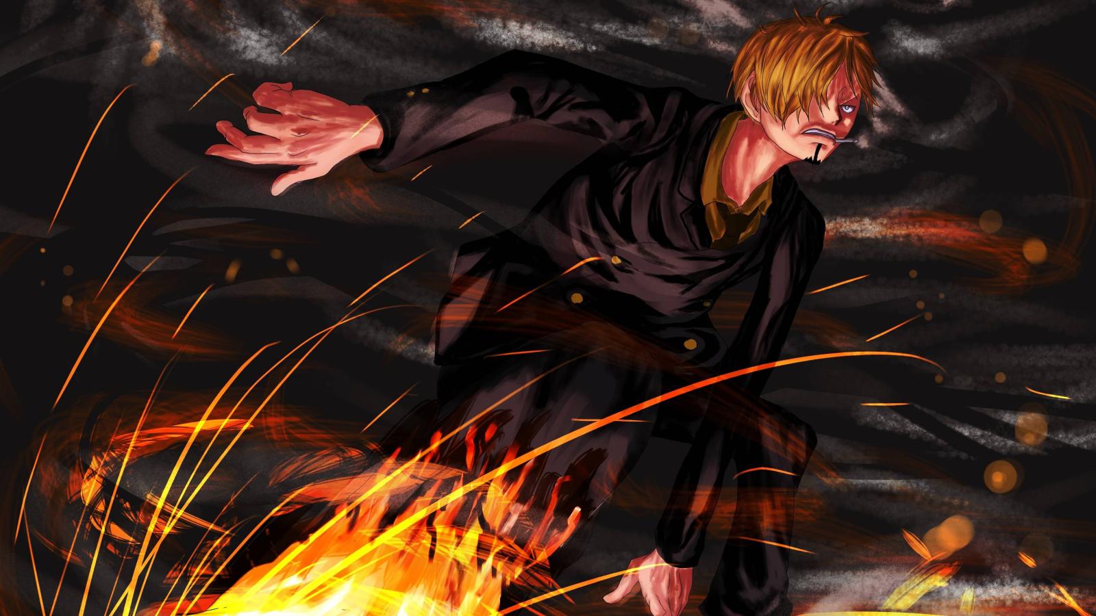 3840x2160 Sanji 4K 8K HD One Piece Wallpaper