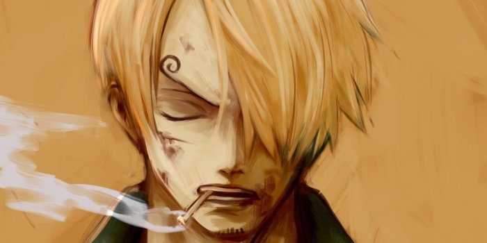 1802x1406 Anime One Piece Cigarette Anime Pirate Sanji (One Piece) Wallpaper