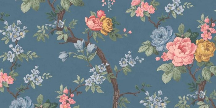 1000x1000 Blue Wallpaper - Dark, Blue, Navy Blue, Flowered and More - W&M