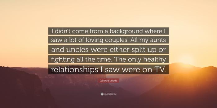 3840x2160 George Lopez Quote: “I didn't come from a background where I saw a