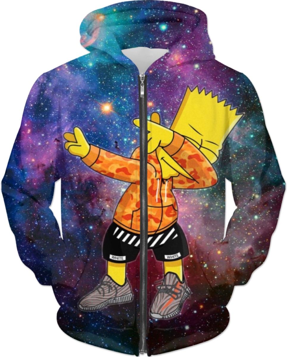 964x1200 HYPE BEAST BART SIMPSON HOODIE