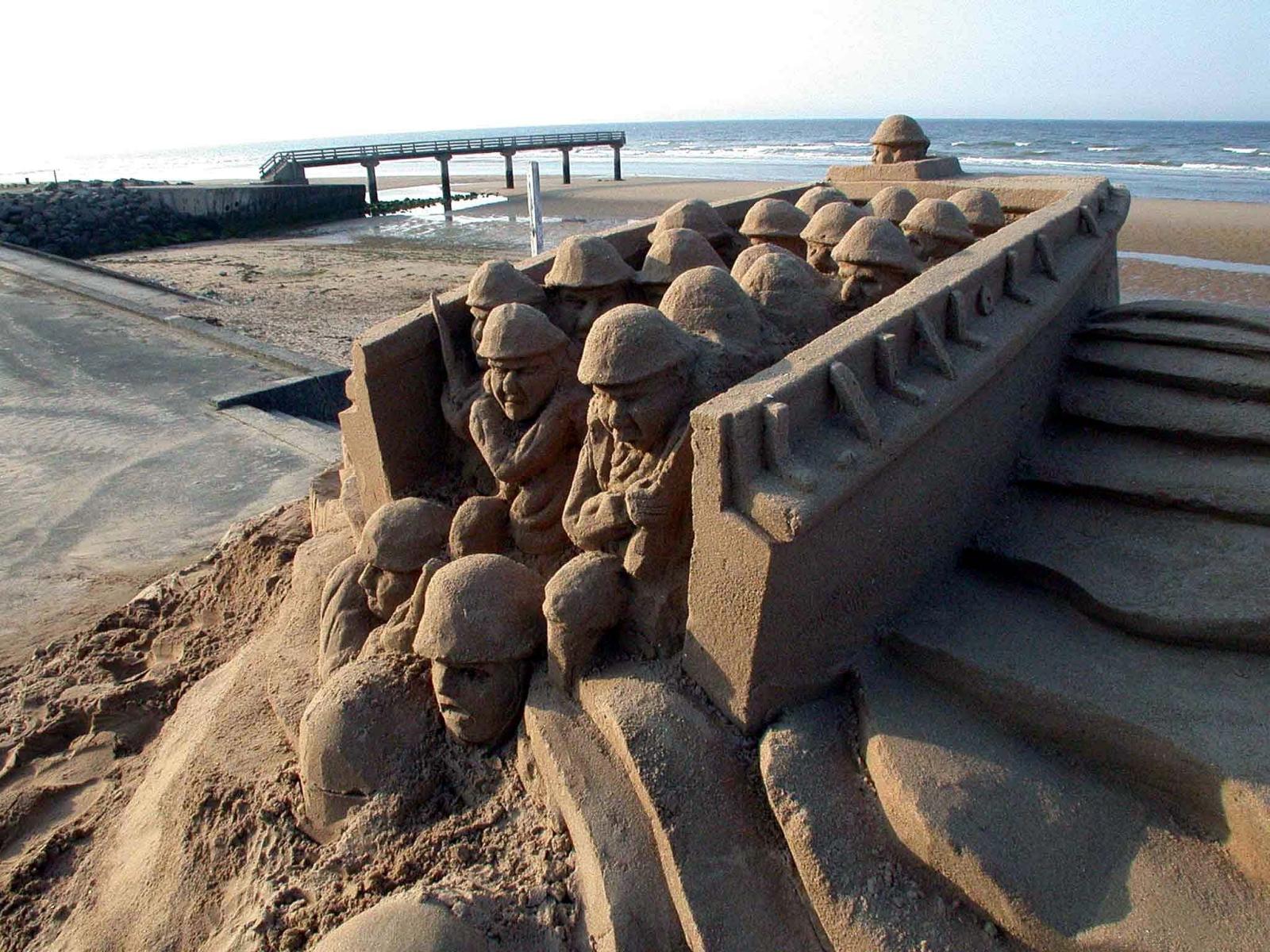 2048x1536 Defense.gov News Article: Sand Sculptures Move Normandy Beach