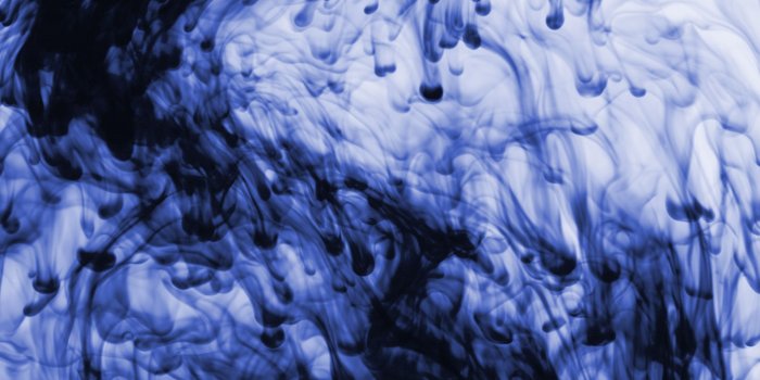 1920x1200 Navy Blue ink suspended in water as attractive abstract design