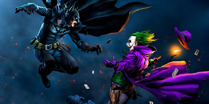 2880x1800 Batman Vs Joker Art 20 Desktop Wallpapers