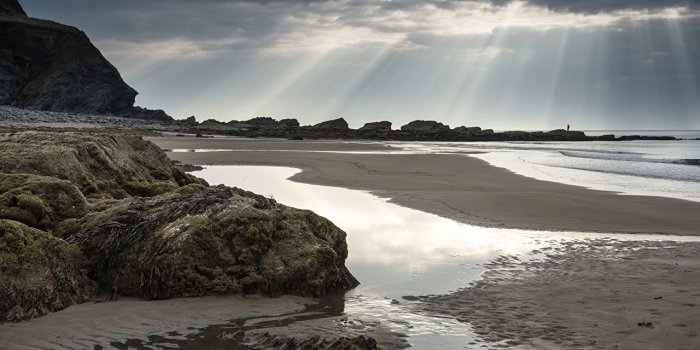 1280x854 Desktop Wallpapers Nature Rays of light United Kingdom Dunraven Bay