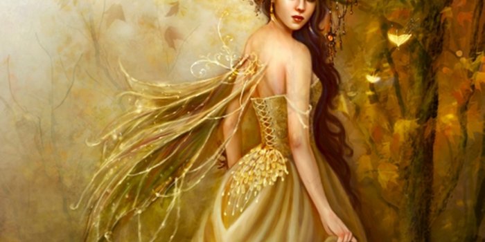 1024x768 Fairy Background Wallpapers , Here You Can See Golden Butterfly
