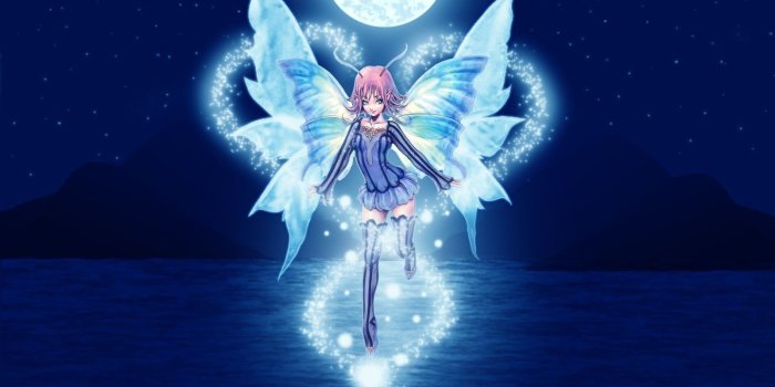 1600x1200 TU.45, Fairy and butterfly | 127.2 KB, background