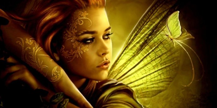 1600x900 Download Widescreen 16:9 1600x900 - Butterfly Fairy Wallpaper