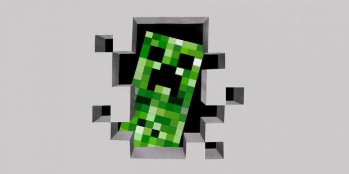 1284x706 Minecraft Creeper Break Windows Wallpaper | Favourite Wallpapers