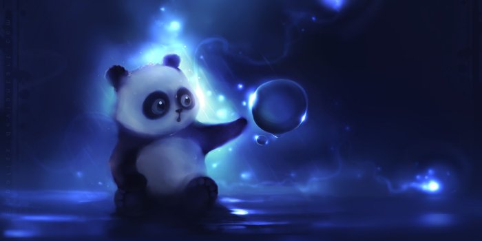 1920x1080 Cute Cartoon Panda Wallpaper on MarkInternational.info