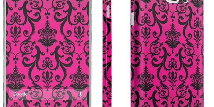 1500x1500 Samsung Galaxy Note 5 Phone Skin - [SkinGuardz] Full Body Scratch Proof  Vinyl Decal Sticker with [WallPaper] ] - [Vintage Flower-Pink] for Samsung 