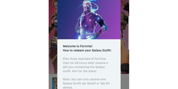 1024x768 How to get Fortnite Galaxy skin: Play 3 games on Note 9 or Tab S4