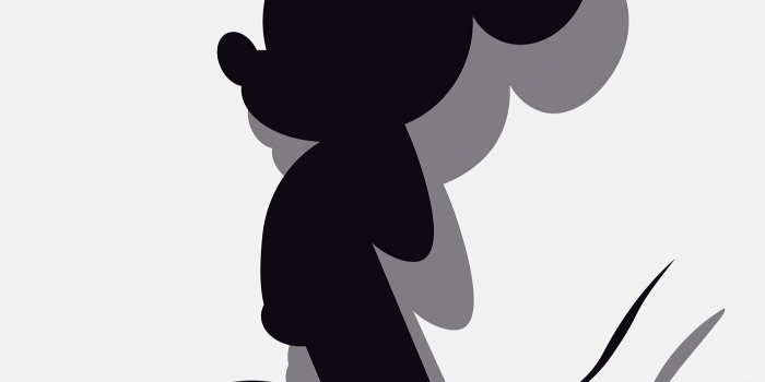 1400x2489 Mickey Mouse Silhouette Wallpaper