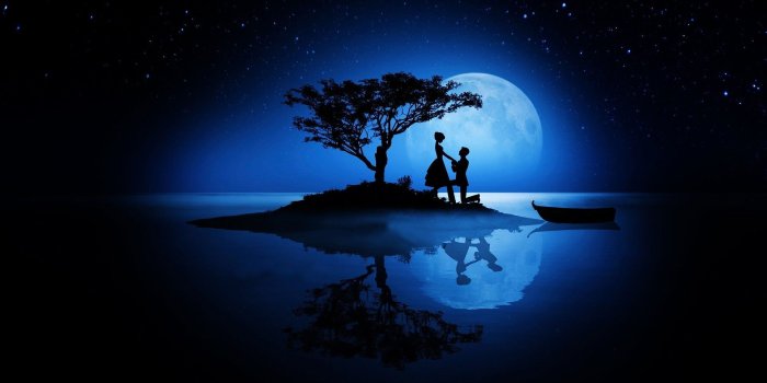 1920x1080 Love Couple Silhouettes Moon Wallpapers - 1920x1080 - 288381