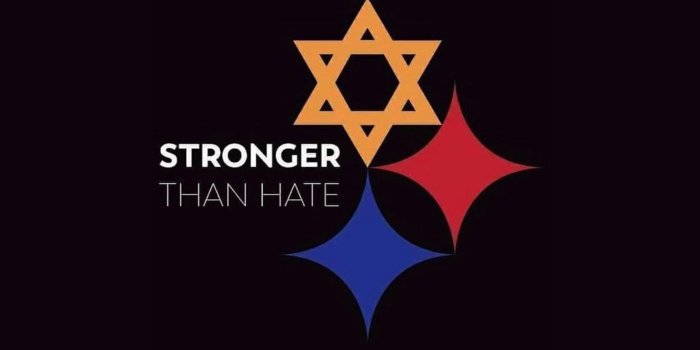 1600x900 Steelers logo altered to honor shooting victims