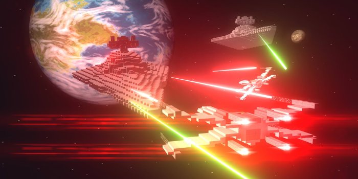 2048x1152 Star Wars Space Fight (Wallpaper 2K) - Wallpapers and art - Mine