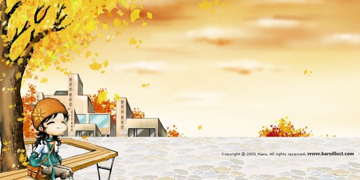 1024x768 Free download Picture Painting South Korea Cartoon couple [1024x768