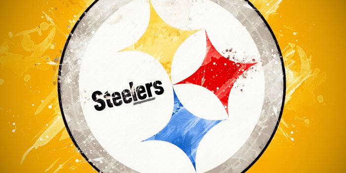 3840x2400 Download wallpapers Pittsburgh Steelers, 4k, logo, grunge art