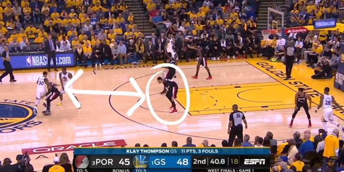 1920x1080 Why did the Blazers play Steph Curry so soft at the 3-point line