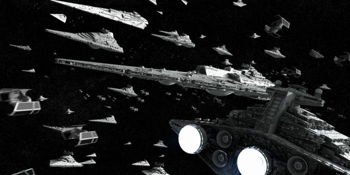 1920x1080 Spacecraft digital wallpaper, Star Wars, science fiction, digital