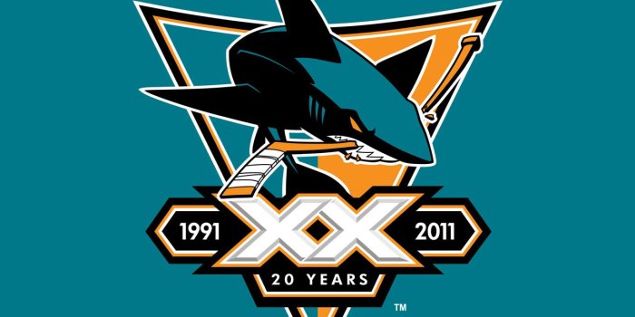 1280x1024 Sharks for life! | Sports | Anniversary logo, Logos, San jose sharks